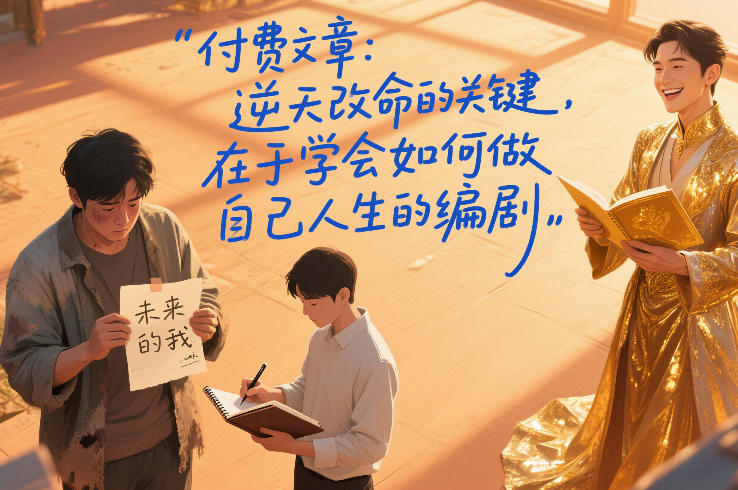 付费文章：逆天改命的关键，在于学会如何做自己人生的编剧-A7徐多钱云网创