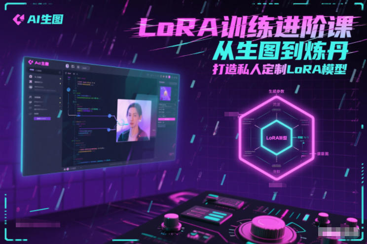 LoRA训练进阶课，从生图到炼丹，打造私人定制LoRA模型-A7徐多钱云网创