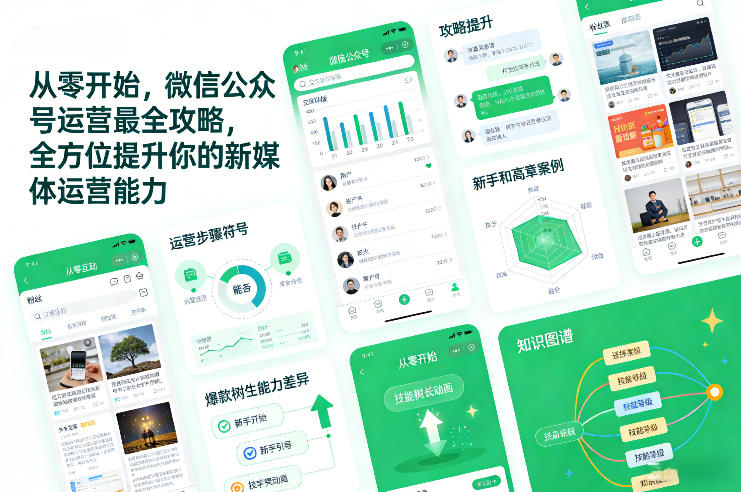 从零开始，微信公众号运营最全攻略，全方位提升你的新媒体运营能力-A7徐多钱云网创