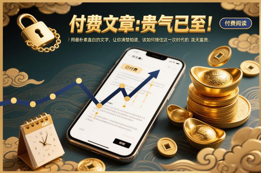 付费文章：贵气已至！用最朴素直白的文字，让你清楚知道，该如何接住这一次时代的泼天富贵-A7徐多钱云网创