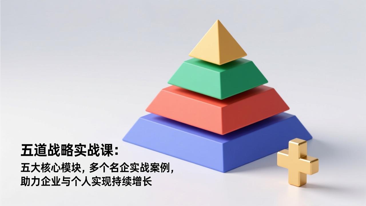 五道战略实战课：五大核心模块，多个名企实战案例，助力企业与个人实现持续增长-A7徐多钱云网创