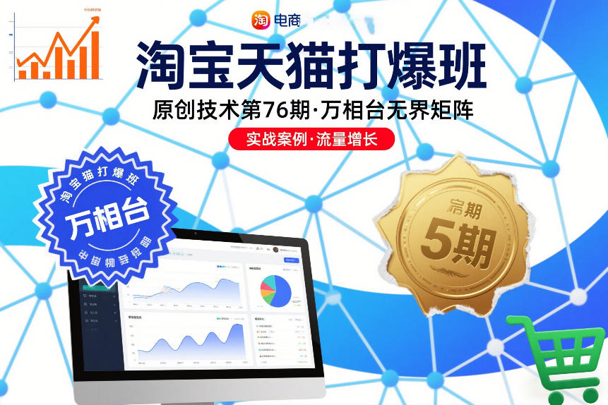 淘宝天猫打爆班原创技术第76期，万相台无界矩阵-A7徐多钱云网创