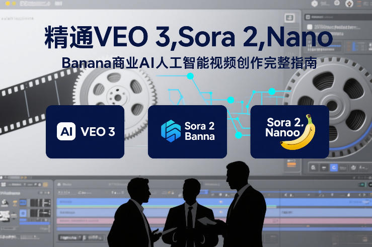精通VEO 3，Sora 2，Nano Banana商业AI人工智能视频创作完整指南-A7徐多钱云网创