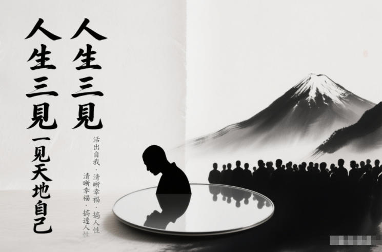 人生三见一见天地见众生见自己，活出自我拥有清晰幸福人生，搞透人性-A7徐多钱云网创