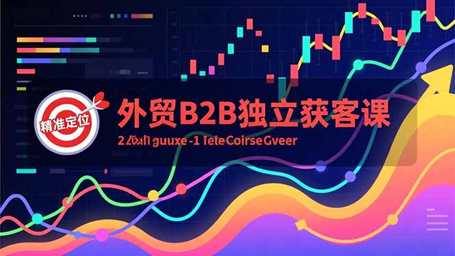 外贸B2B独立获客课，Facebook主页搭建、消息互动广告、精准定位，打造高询盘系统-A7徐多钱云网创