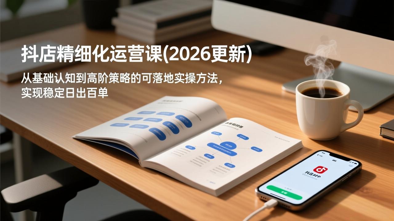 抖店精细化运营课(2026更新-A7徐多钱云网创